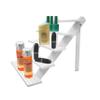 NAJMECHOY Retail Display Riser Earring & Ring Holder White Wood Stand Storage Shelf view 4