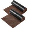 Nuanchu 2 Roll Large Semi Finished Outdoor Mat 16 x 79 Inch Narrow Door Mat Non Slip Boot Rugs Waterproof Carpet Roll for Bathroom Entryway Indoor Outdoor (Coffee) view 1