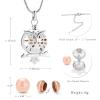SHEIL Cremation Jewelry Cat Old Eagle Necklace Ashes Jar Urn Pendant Women and Men Necklaces Keepsake Gifts,1 view 3