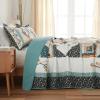BEDIFANY Cotton King Size Quilt Sets, Lightweight King Quilt Bedding Set (98 x 106 inch) Garden Style Floral Bedspread King Size Coverlet Set for Bed Decorations - All Seasons, 3 Pieces view 3