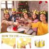 Crtiin 100 Pcs Gold Paper Crowns Birthday Party Bulk for Adults Classroom Students Hat Supplies Favors (Stylish Style) view 4