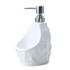 Creative Soap Dispenser Simple Bathroom Ware Ceramic Lotion Bottle Shower Gel Bottle for Bathroom Sanitary Dual-Purpose Sub-Bottle 1pcs Pump view 2