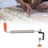 Fdit Stainless Steel Rolling Pin, 304 Material, 360 Rotation, Silver, for Dough, Pizza, Pastry, Pie, Pasta, Cookies view 3