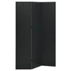 'vidaXL 3-Panel Room Divider in Black, 47.2"x70.9" Steel Privacy Screen for Living Room, Bedroom, Dining Room view 1