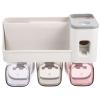 DOITOOL Wall-Mounted Toothbrush Holder Cup Multi-Functional Bathroom Organizer for for Drying Storing Toothbrushes Space-Saving for Showers Kitchens view 1