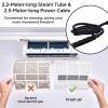 Handheld Steam Cleaner, 2500W Hand-Held High Pressure Portable Cleaning Machine with 3 Brush, High Temperature Steamer for Home Use, Kitchen, Furniture, Bathroom, Car (Red) view 4