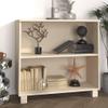 vidaXL HAMAR Honey Brown Sideboard - Solid Pine Wood and MDF - 33.5"x13.8"x31.5" - ic & Sturdy - with 2 Ample Storage Shelves - Assembly Required-No Chemicals Included view 2