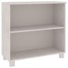vidaXL Hamar White Sideboard - Solid Pinewood & MDF - Spacious with Two Shelves - Chic Whitewash Finish - Compliant with California Proposition 65 view 1