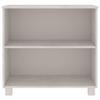 vidaXL Hamar White Sideboard - Solid Pinewood & MDF - Spacious with Two Shelves - Chic Whitewash Finish - Compliant with California Proposition 65 view 4