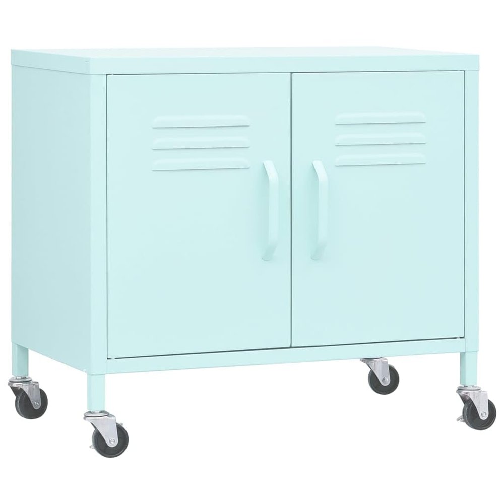 vidaXL Storage Cabinet Mint 23.6"x13.8"x19.3" Steel