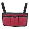 Ellylian Wheelchair Armrest Accessories, Side Bags to Hang On Side Pouches Waterproof Storage Fathers for Home/Outdoor/Baby Cart,Claret view 4
