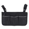 Ellylian Wheelchair Armrest Accessories, Side Bags to Hang On Side Pouches Waterproof Storage Fathers for Home/Outdoor/Baby Cart,Blac view 2