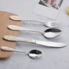 24 Piece Silverware Set for 6 Durable Stainless Steel Flatware Set With Exquisite Flower Pattern Delicate Kitchen Restaurant Cutlery Utensils Include Knifes Teaspoons Forks and Spoons view 1