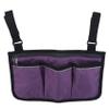 Ellylian Wheelchair Armrest Accessories, Side Bags to Hang On Side Pouches Waterproof Storage Fathers for Home/Outdoor/Baby Cart,Purple view 3