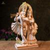 Ganeshaartsncrafts Radha Krishna Statue 14 Inch Marble Dust Dancing Krishna Radha Idol Hindu Divine Couple Gods Lakshmi Narayan Statue Wedding Pack of 1 view 3
