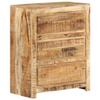 Aisifx Drawer Cabinet 23.6"x13"x29.5" Solid Wood Mango view 1