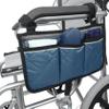 Ellylian Wheelchair Armrest Accessories, Side Bags to Hang On Side Pouches Waterproof Storage Fathers for Home/Outdoor/Baby Cart,Navy Blue view 1