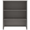 vidaXL Solid Wood Pine Top for Highboard HAMAR, Light Gray - Spacious 31.5"x12.6"x12.2" Shelves, Stylish Addition for Home Storage and Decor view 4