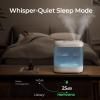 Homvana Humidifiers for Bedroom, 5L Super Easy to Clean Top Fill Auto Adapt Cool Mist Humidifier for Bedroom Plants Baby Kids for Home (Never Leaking Design), Quiet 40H Runtime, Essential Oil Diffuser view 4