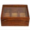 Tippan top Wooden Masala Box | Spice Rack | Spice Jar | Masala Dabba | Multipurpose Spice Box | Container for Kitchen | Kitchen Spice Rack | Condiment Set | Dry Fruit Box- 3 Partition view 4