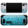Design Skinz - Compatible with Steam Deck - Skin Decal Protective Scratch-Resistant Removable Vinyl Wrap Cover - Turquoise & Silver Glimmer Fade view 1