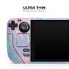Design Skinz - Compatible with Steam Deck - Skin Decal Protective Scratch-Resistant Removable Vinyl Wrap Cover - Blurry Opal Gemstone view 4