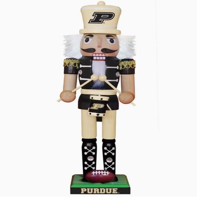Masterpieces Game Day - NCAA Purdue Boilermakers - Team Painted Wood Nutcracker