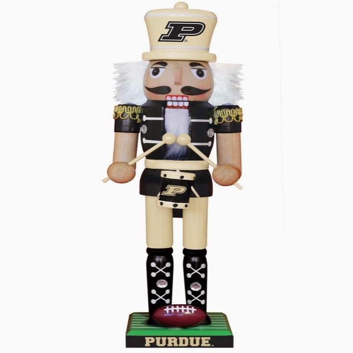 Masterpieces Game Day - NCAA Purdue Boilermakers - Team Painted Wood Nutcracker