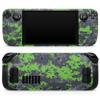 Design Skinz - Compatible with Steam Deck - Skin Decal Protective Scratch-Resistant Removable Vinyl Wrap Cover - Lime Green and Gray Digital Camouflage view 1