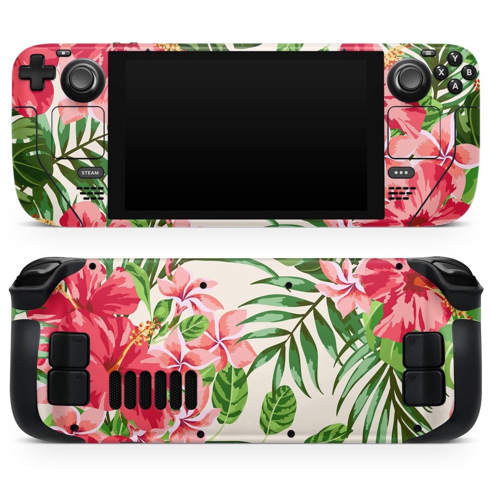 Design Skinz - Compatible with Steam Deck - Skin Decal Protective Scratch-Resistant Removable Vinyl Wrap Cover - Dreamy Subtle Floral V1