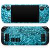 Design Skinz - Compatible with Steam Deck - Skin Decal Protective Scratch-Resistant Removable Vinyl Wrap Cover - Turquoise Glimmer view 1