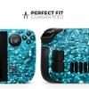Design Skinz - Compatible with Steam Deck - Skin Decal Protective Scratch-Resistant Removable Vinyl Wrap Cover - Turquoise Glimmer view 2