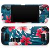 Design Skinz - Compatible with Steam Deck - Skin Decal Protective Scratch-Resistant Removable Vinyl Wrap Cover - Tropical Summer Vivid Floral view 1