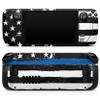Design Skinz - Compatible with Steam Deck - Skin Decal Protective Scratch-Resistant Removable Vinyl Wrap Cover - Grunge Patriotic American Flag with Thin Blue Line V2 view 1