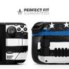 Design Skinz - Compatible with Steam Deck - Skin Decal Protective Scratch-Resistant Removable Vinyl Wrap Cover - Grunge Patriotic American Flag with Thin Blue Line V2 view 2