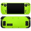 Design Skinz - Compatible with Steam Deck - Skin Decal Protective Scratch-Resistant Removable Vinyl Wrap Cover - Solid Green V3 view 1