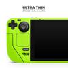 Design Skinz - Compatible with Steam Deck - Skin Decal Protective Scratch-Resistant Removable Vinyl Wrap Cover - Solid Green V3 view 4