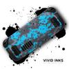Design Skinz - Compatible with Steam Deck - Skin Decal Protective Scratch-Resistant Removable Vinyl Wrap Cover - Bright Blue and Gray Digital Camouflage view 3