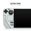 Design Skinz - Compatible with Steam Deck - Skin Decal Protective Scratch-Resistant Removable Vinyl Wrap Cover - Solid Light Gray view 4