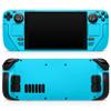 Design Skinz - Compatible with Steam Deck - Skin Decal Protective Scratch-Resistant Removable Vinyl Wrap Cover - Solid Turquoise Blue view 1