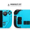 Design Skinz - Compatible with Steam Deck - Skin Decal Protective Scratch-Resistant Removable Vinyl Wrap Cover - Solid Turquoise Blue view 2