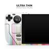 Design Skinz - Compatible with Steam Deck - Skin Decal Protective Scratch-Resistant Removable Vinyl Wrap Cover - Unfocused Color Vector Bars view 4