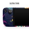 Design Skinz - Compatible with Steam Deck - Skin Decal Protective Scratch-Resistant Removable Vinyl Wrap Cover - Tropical Neon Summer Reflect view 4