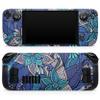 Design Skinz - Compatible with Steam Deck - Skin Decal Protective Scratch-Resistant Removable Vinyl Wrap Cover - Floral Blues view 1