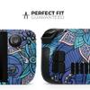 Design Skinz - Compatible with Steam Deck - Skin Decal Protective Scratch-Resistant Removable Vinyl Wrap Cover - Floral Blues view 2