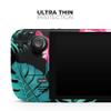 Design Skinz - Compatible with Steam Deck - Skin Decal Protective Scratch-Resistant Removable Vinyl Wrap Cover - Tropical Mint and Vivid Pink Floral v2 view 4