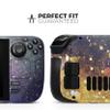 Design Skinz - Compatible with Steam Deck - Skin Decal Protective Scratch-Resistant Removable Vinyl Wrap Cover - Unfocused Multicolor Gold Sparkle view 2