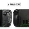 Design Skinz - Compatible with Steam Deck - Skin Decal Protective Scratch-Resistant Removable Vinyl Wrap Cover - Grungy Green and Black Wood Surface view 2