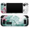 Design Skinz - Compatible with Steam Deck - Skin Decal Protective Scratch-Resistant Removable Vinyl Wrap Cover - Pink & Green Watercolor Floral view 1
