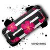 Design Skinz - Compatible with Steam Deck - Skin Decal Protective Scratch-Resistant Removable Vinyl Wrap Cover - Tropical Summer Hot Pink Floral v2 view 3